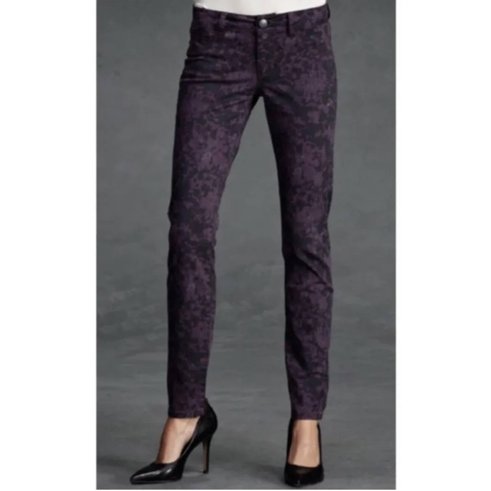 CAbi #159 Jeans Twilight Skinny Purple Black 8